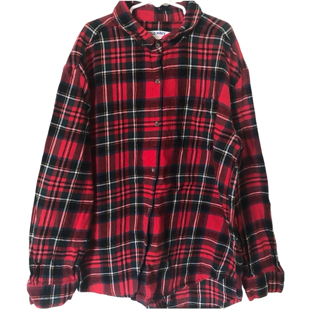 Girl XXL (18) plus size Old Navy button up